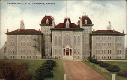 Kansas University - Frazier Hall Lawrence, KS Postcard 