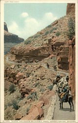 Along the Cliffs on Hermit Trail Grand Canyon National Park, AZ Postcard Postcard