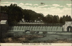Waterfalls, Autauga Creek Postcard