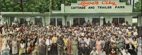 Lowe's City Cottage and Trailer Park St. Petersburg Florida