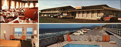 The Dunes Motel and Restaurant Large Format Postcard