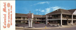 Colonial Motel Gettysburg, PA Large Format Postcard Large Format Postcard