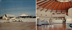 International Airport Spokane, WA Large Format Postcard 