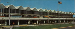 International Airport Large Format Postcard