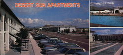 Desert Sun Apartments Large Format Postcard