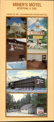 Miner's Motel Keystone, SD Large Format Postcard Large Format Postcard
