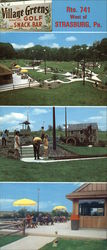 Village Greens Miniature Golf and Snack Bar Strasburg, PA Large Format Postcard Large Format Postcard