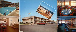 Island Beach Motor Lodge Large Format Postcard