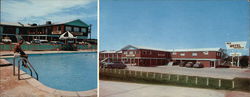 Hilo Motel - Exterior and Pool Views Large Format Postcard