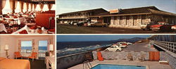 The Dunes Motel and Restaurant Large Format Postcard