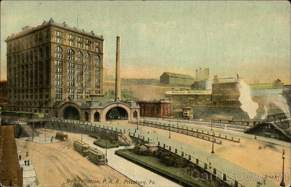 Union Station P.R.R. Pittsburgh Pennsylvania