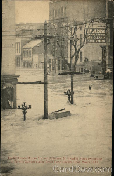 Beckel house, corner 3rd and Jefferson St. Dayton Ohio