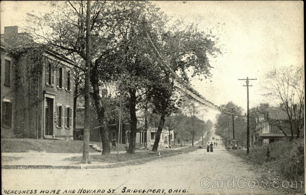 Deaconess Home and Howard Street Bridgeport Ohio