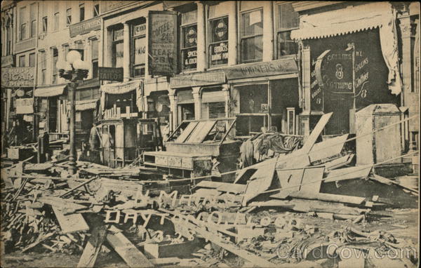 North Main, Dayton, O. flood, 3-28-1913 Ohio