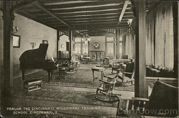 The Cincinnati Missionary Training School - Parlor Ohio