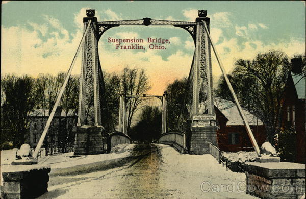 Suspension Bridge Franklin Ohio