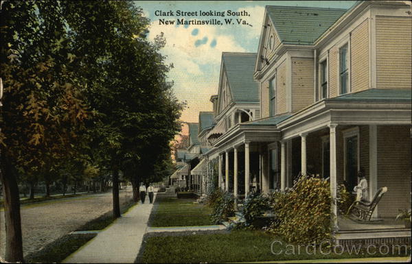 Clark Street Looking South New Martinsville West Virginia