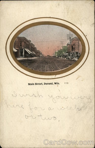 Main Street Durand Wisconsin