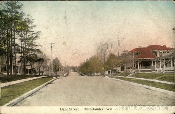 Dahl Street Rhinelander Wisconsin