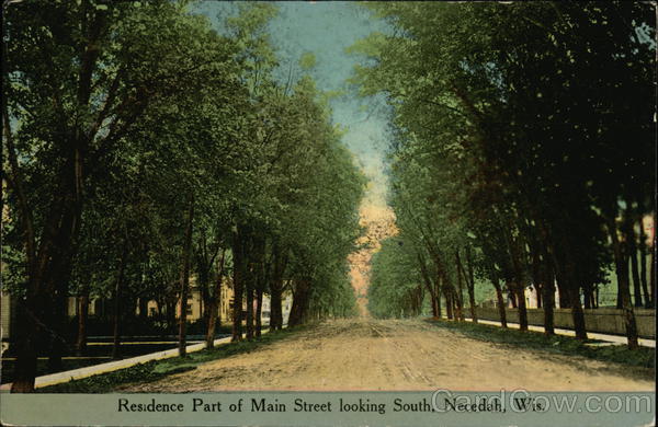 Main Street Looking South Necedah Wisconsin