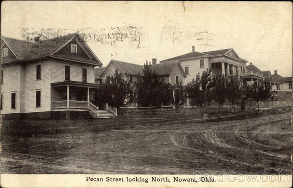 Pecan Street Looking North Nowata Oklahoma