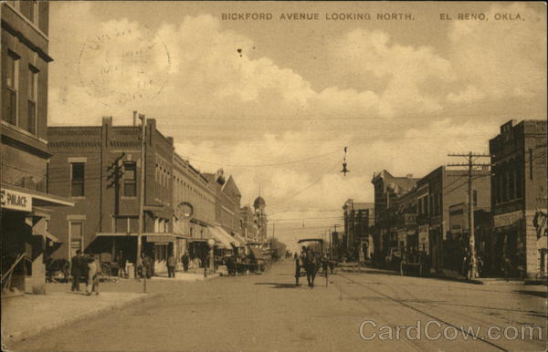 Bickford Avenue Looking North El Reno Oklahoma