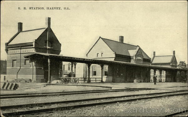 R. R. Station Harvey Illinois