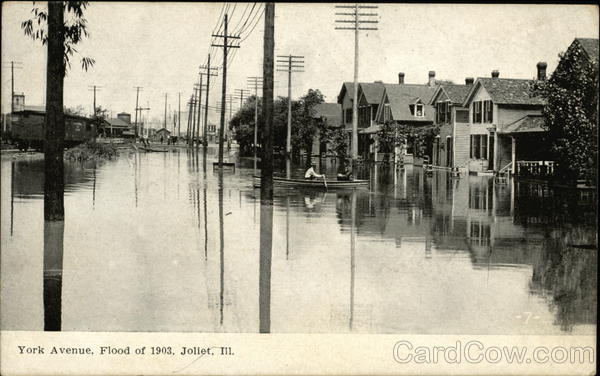 York Avenue - Flood of 1903 Joliet Illinois