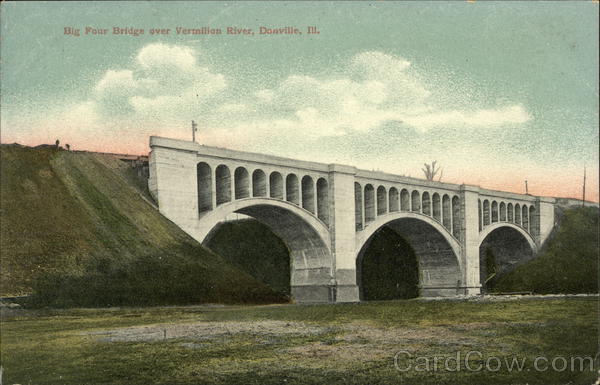 Big Four Bridge over Vermilion River Danville Illinois