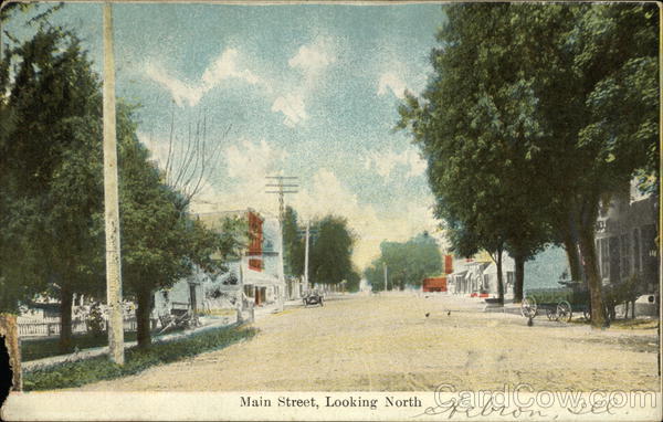 Main Street Looking North Hebron Illinois