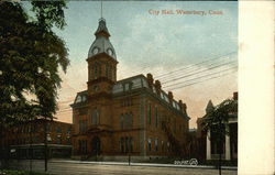 City Hall Waterbury, CT Postcard Postcard