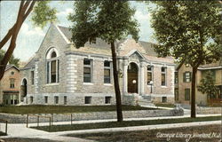 Carnegie Library Vineland, NJ Postcard Postcard