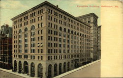 Street View of Equitable Building Postcard