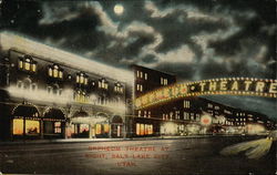 Orpheum Theatre at Night Postcard