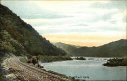 On the C & O near Hinton, W. Va. West Virginia Postcard Postcard