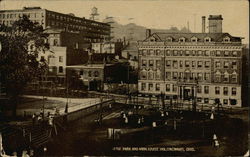 Lytle Park and Anna Louise Inn Postcard