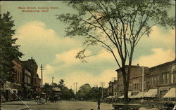 Main Street Looking South Postcard