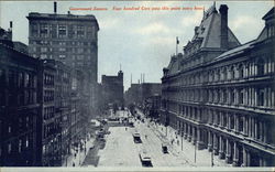 Government Square Cincinnati, OH Postcard 