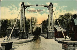 Suspension Bridge Postcard