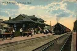 Penn R.R. Depot Postcard