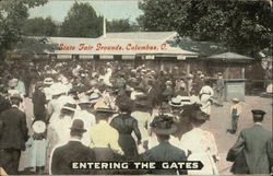 State Fair Grounds - Entering the Gates Postcard