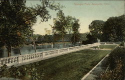 Spangler Park Zanesville, OH Postcard Postcard