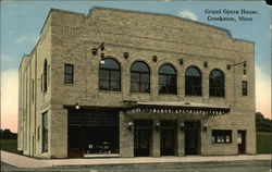 Grand Opera House Crookston, MN Postcard Postcard