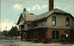 C.V.R.R. Depot Martinsburg, WV Postcard Postcard