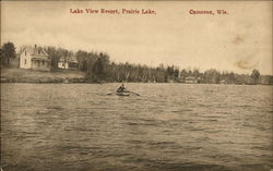 Lake View Resort, Prairie Lake Postcard