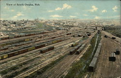 View of South Omaha, Neb. Postcard