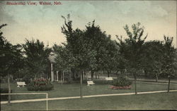 Residential View Wahoo, NE Postcard Postcard