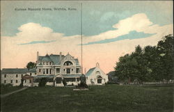 Kansas Masonic Home Wichita, KS Postcard Postcard