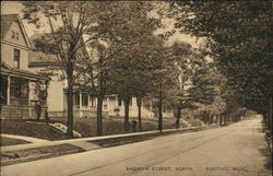 Saginaw Street North Pontiac, MI Postcard Postcard