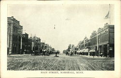 Main Street Marshall, MN Postcard Postcard